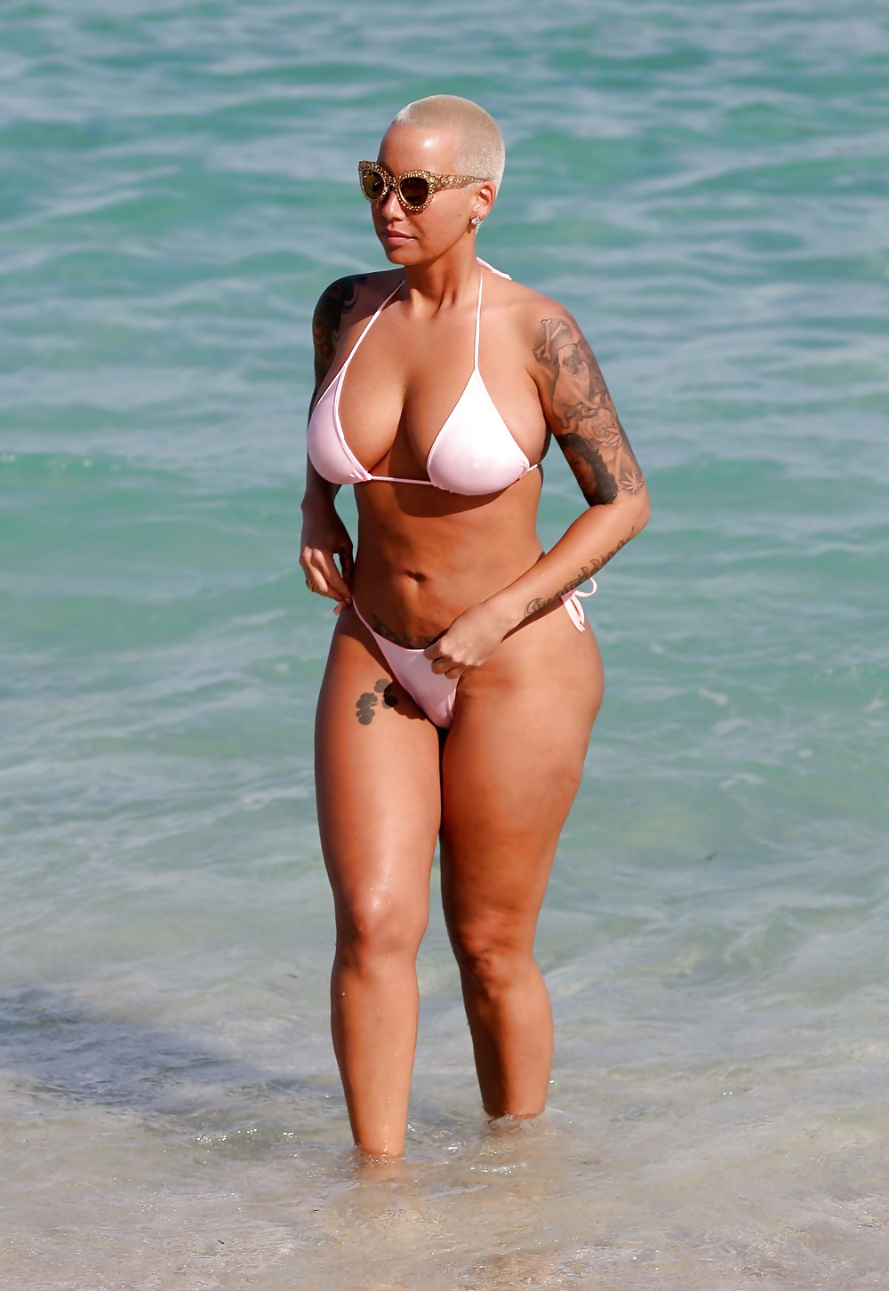 Amber Rose Beach 2015 january #41059749