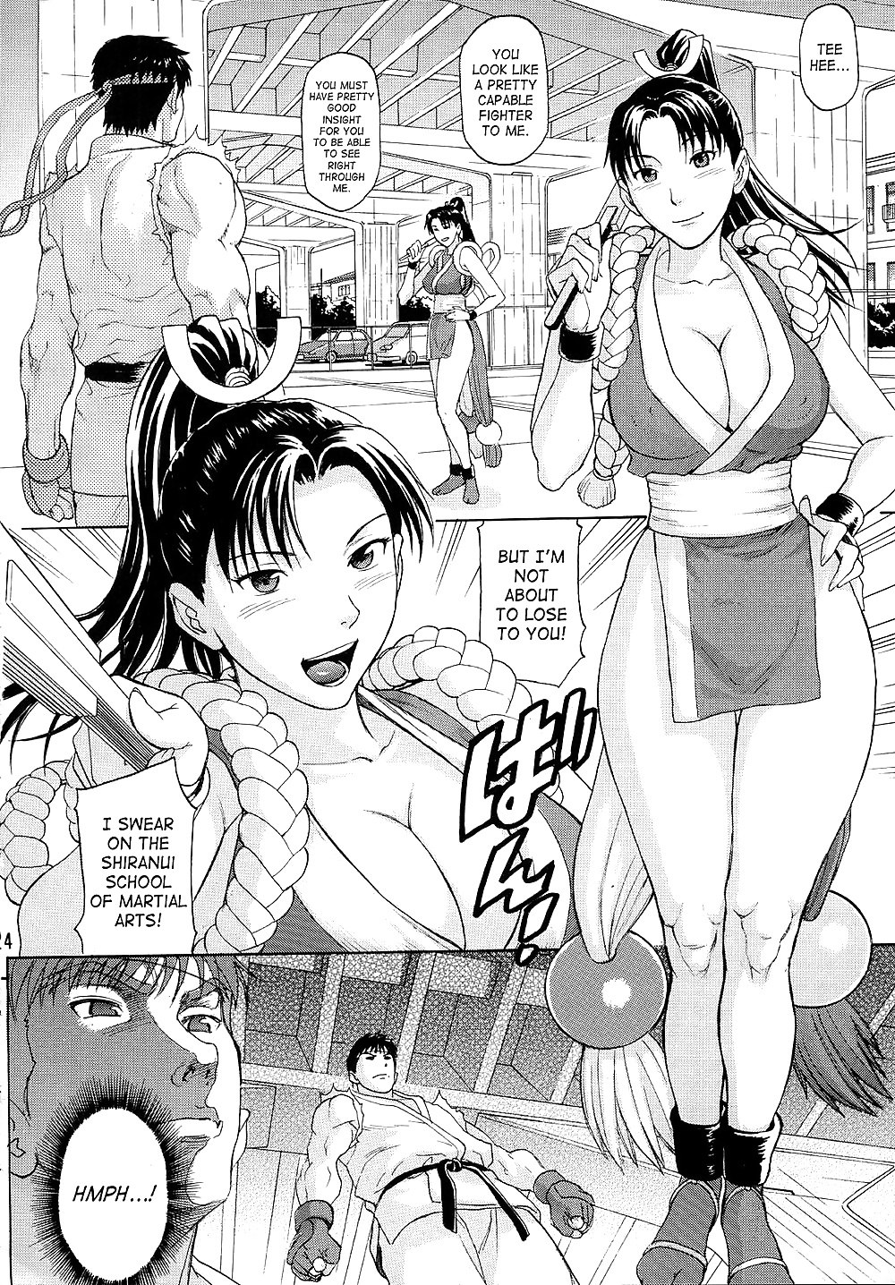 Chun-li & Mai Shiranui Hentai Manga #32779610