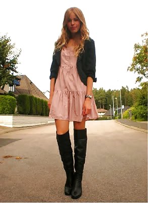 Dress and Boots #36358744