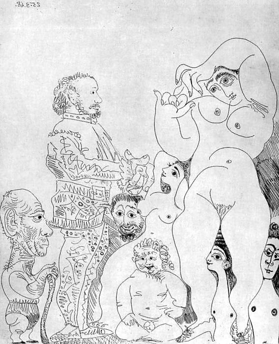 描かれたエロとポルノアート 37 - Pablo Picasso 2
 #33616162