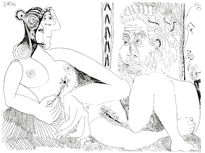 描かれたエロとポルノアート 37 - Pablo Picasso 2
 #33616166