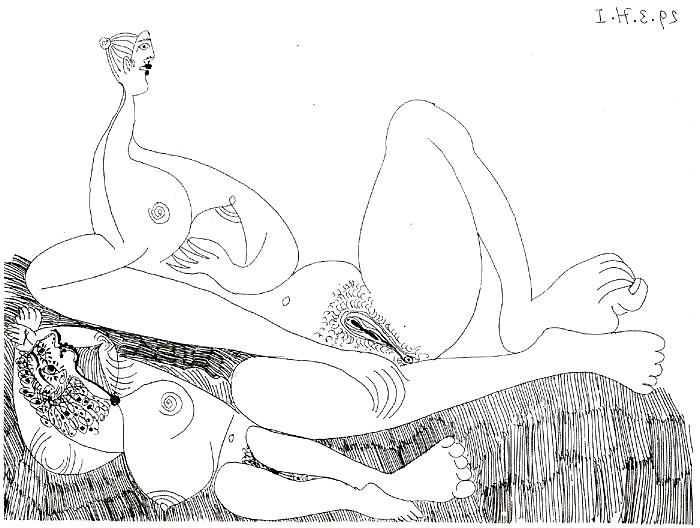描かれたエロとポルノアート 37 - Pablo Picasso 2
 #33616168