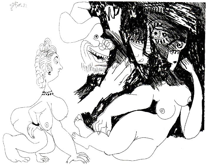 描かれたエロとポルノアート 37 - Pablo Picasso 2
 #33616183
