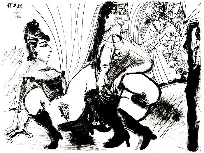 描かれたエロとポルノアート 37 - Pablo Picasso 2
 #33616194