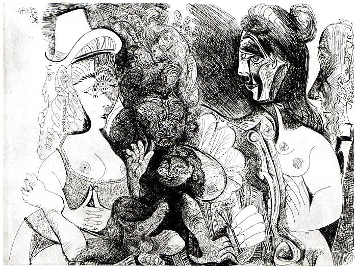 描かれたエロとポルノアート 37 - Pablo Picasso 2
 #33616204
