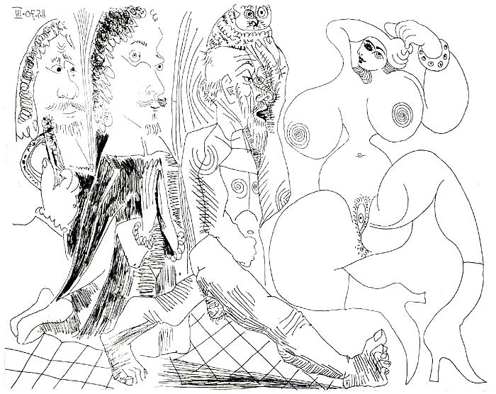 描かれたエロとポルノアート 37 - Pablo Picasso 2
 #33616231