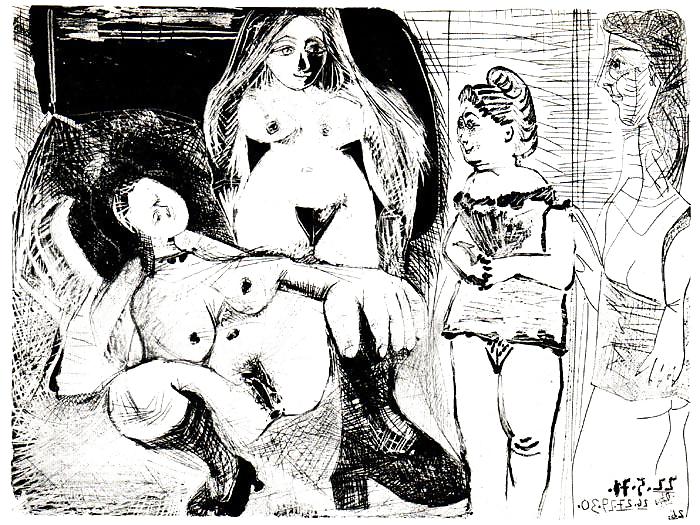 描かれたエロとポルノアート 37 - Pablo Picasso 2
 #33616269