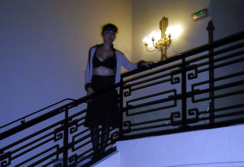 FRENCH NADINE flashing at the hotel 2002 #27099095