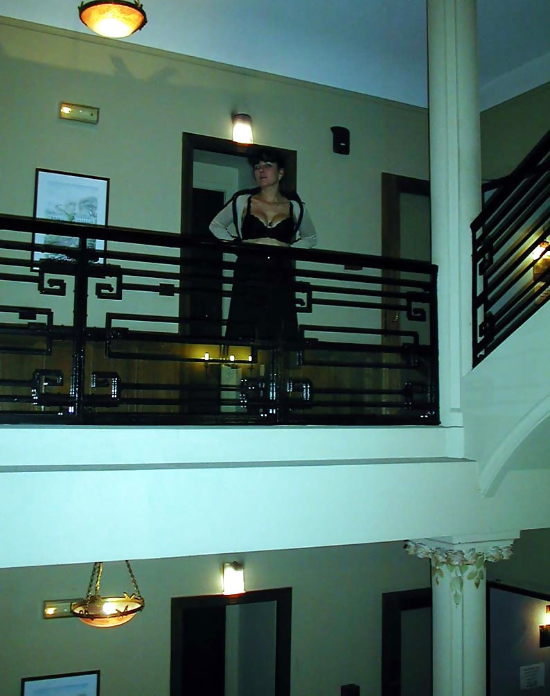 FRENCH NADINE flashing at the hotel 2002 #27099176