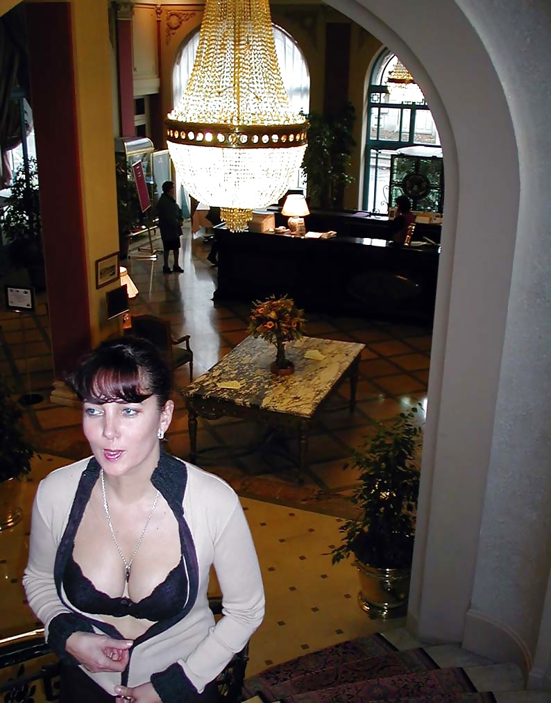 FRENCH NADINE flashing at the hotel 2002 #27099366