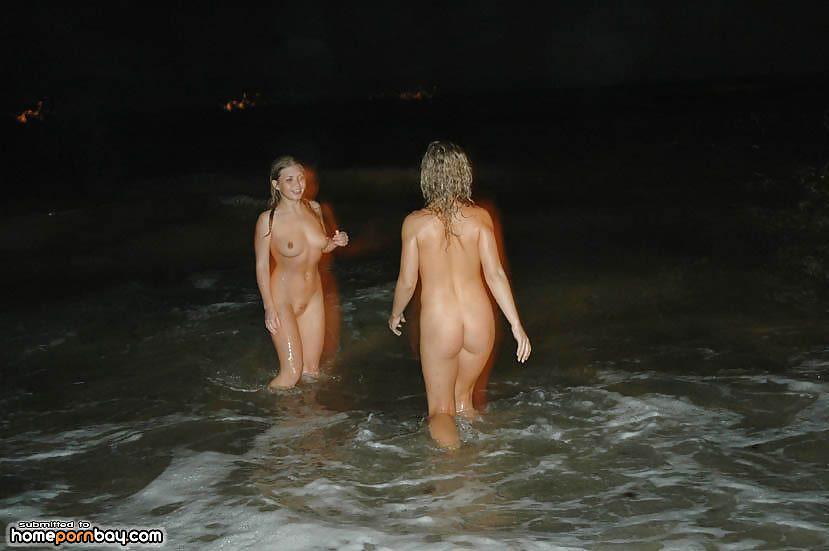 Nasty scissor sisters on the beach #25234103