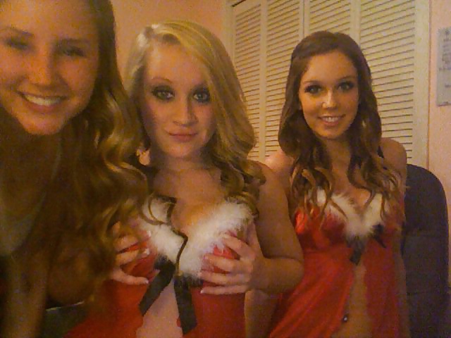 Slutty party teens christmas edition.
 #39960198