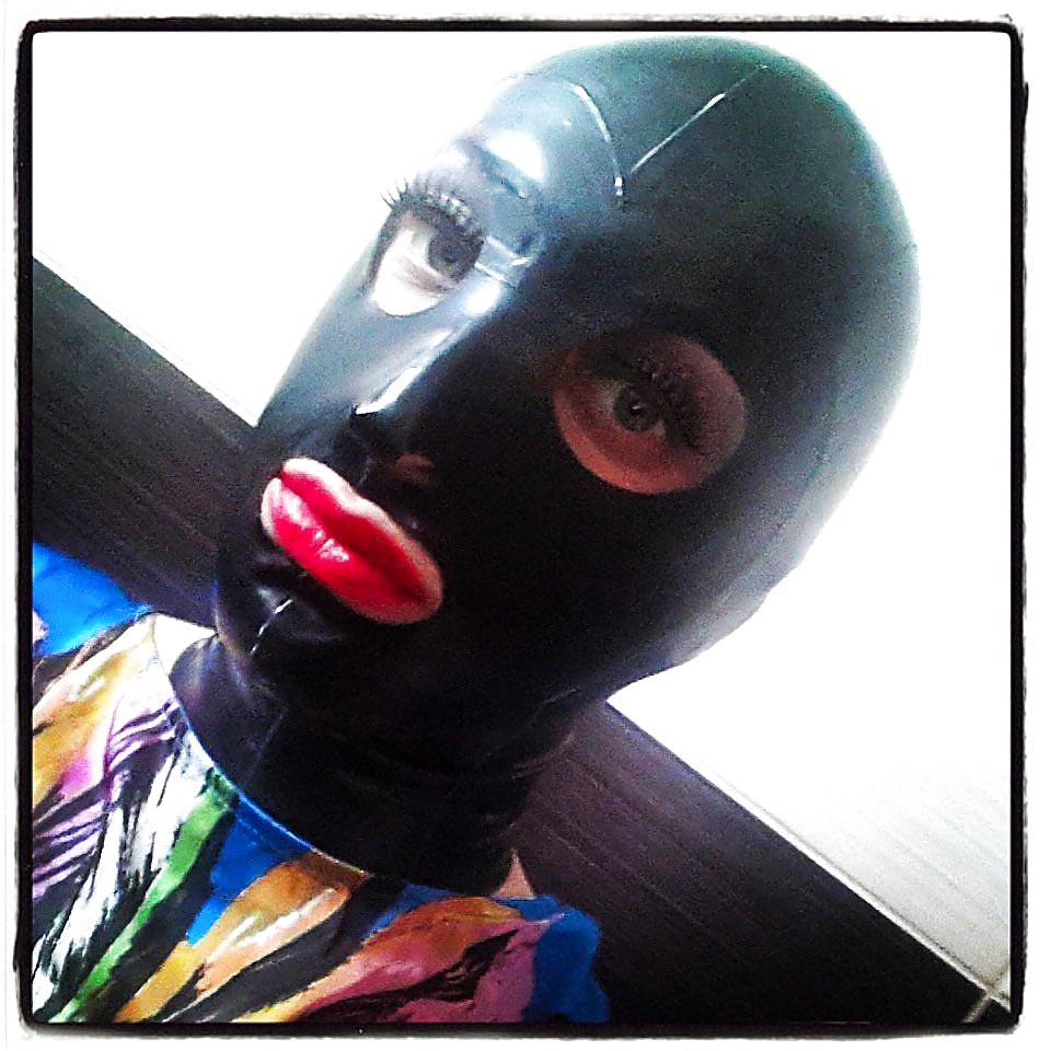 Satin&Rubber tranny Selfie #34523244