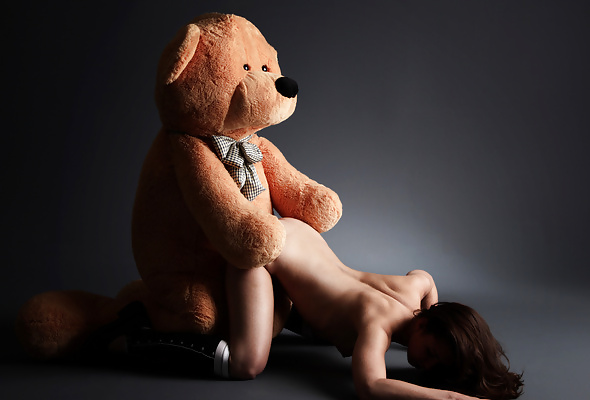 She Loves Her Teddy Bear #27803312