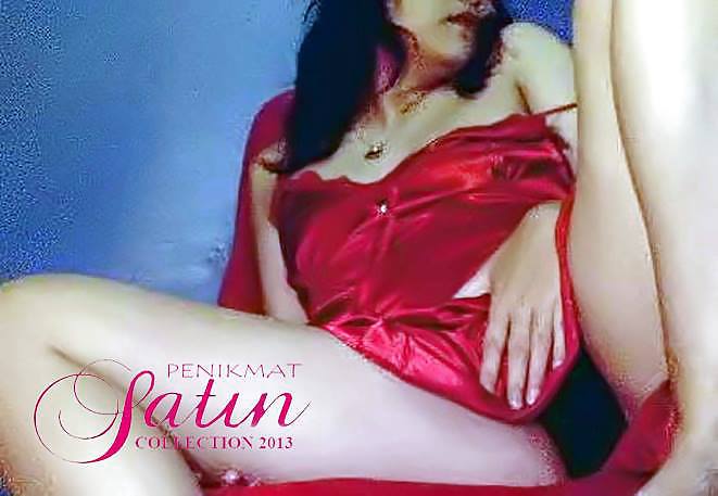 Satin Rouge Robe Sexy #23699094