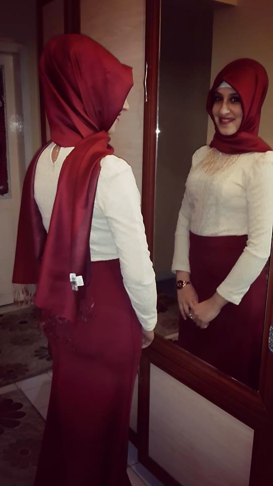 Arab Turc Hijab Turban-porter Assis Persillage Indien #32097917