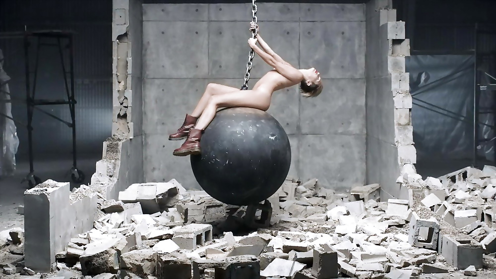 Miley cyrus naked pics from wrecking ball video
 #23752881