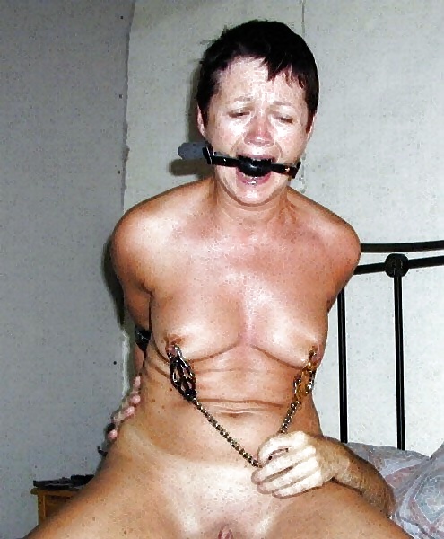 Amateur BDSM Mature tit and pussy torture #34386600