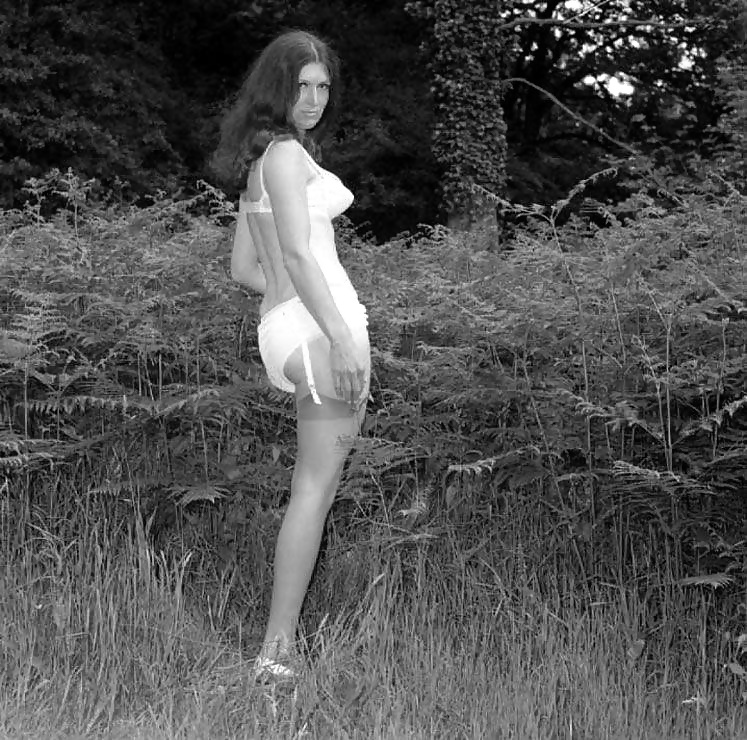 Vintage ladies wearing white panties 4. #31251882