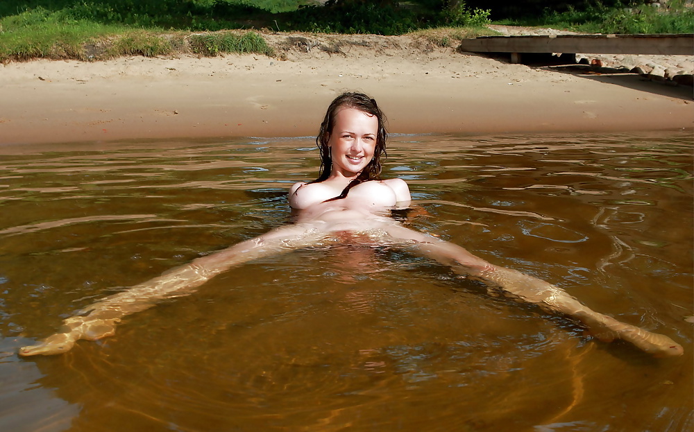 Nudist fun with water. #29459924