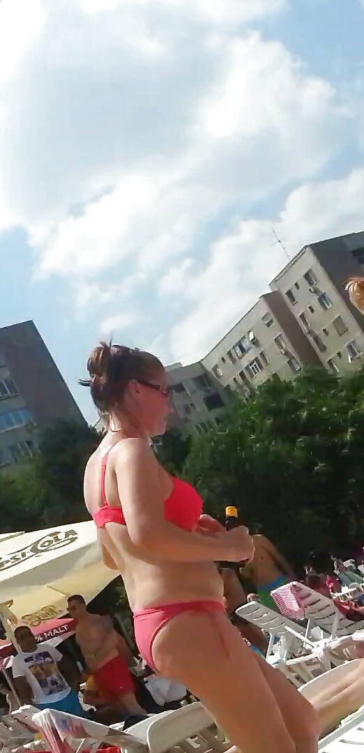 Espion Vieux + Jeunes Seins Piscine Romanian #28834931