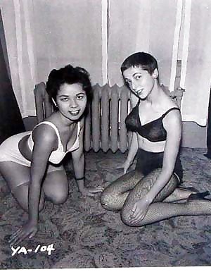 Two vintage models together posing #36033850