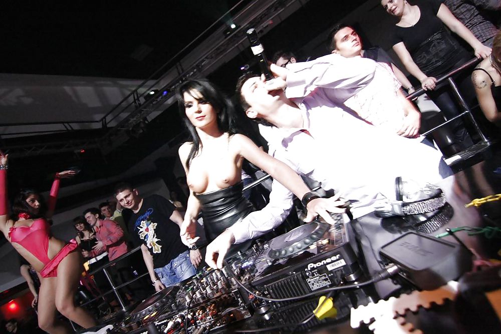 DJ Miki Love Topless Boobs At Club Vanilla #37356618