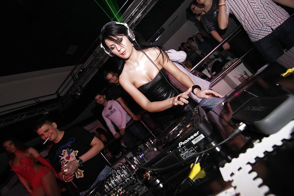 DJ Miki Love Topless Boobs At Club Vanilla #37356650