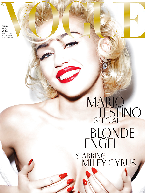 Miley cyrus posa vogue alemania marzo 2014
 #25143994