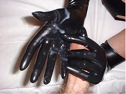 Gloves and cum #23360395
