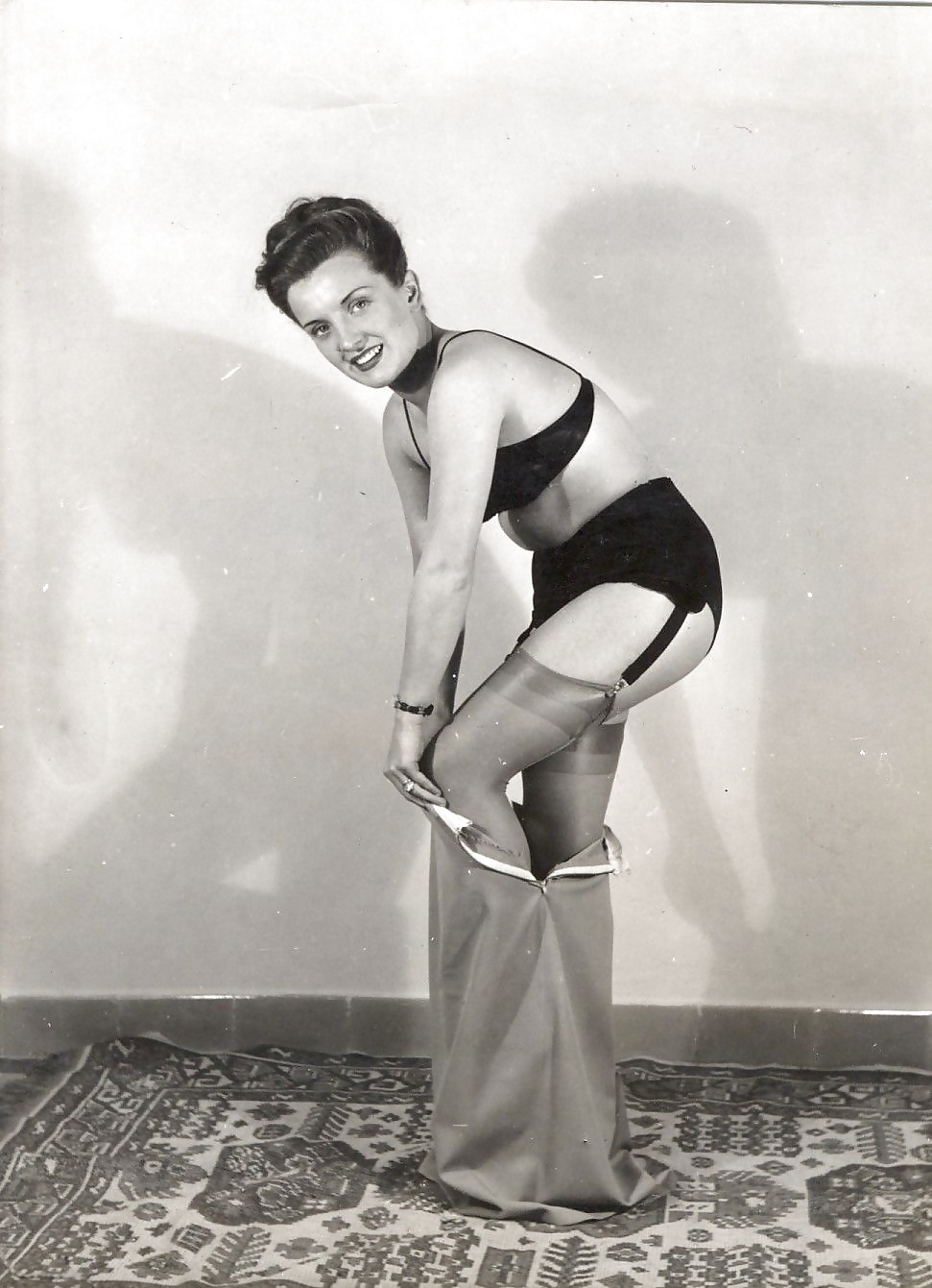 ストッキングを履いたヴィンテージ女性 1960年 
 #31465815