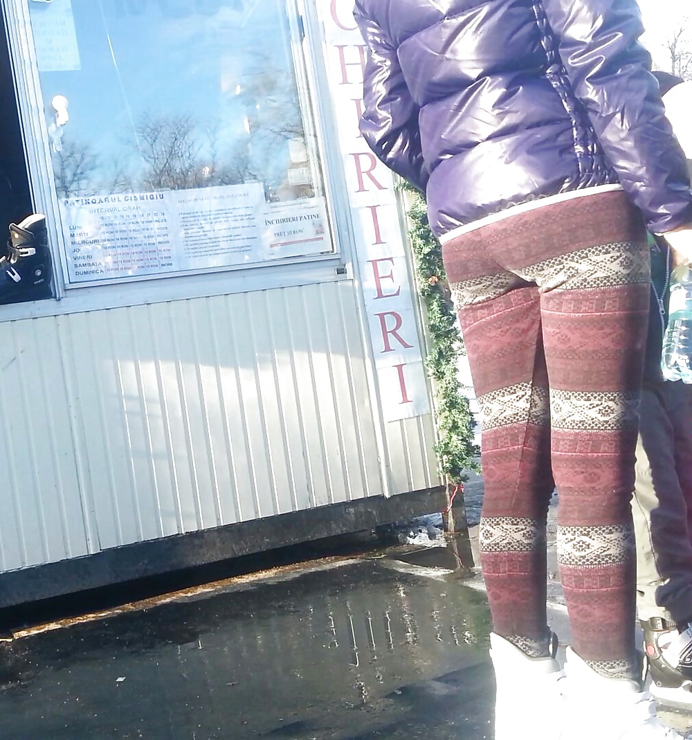 Spy leggigns, feet, ass sexy women romanian #40751264