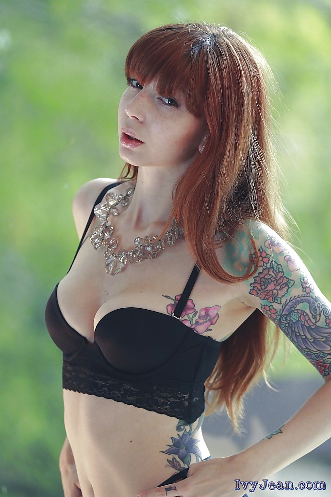 Sexy tattooed redhead Ivy jean  #41011380