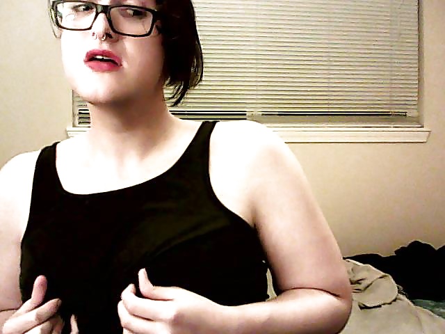 Chubby alternative trans lady touches herself #30974786