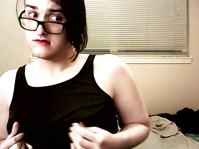 Chubby alternative trans lady touches herself #30974789