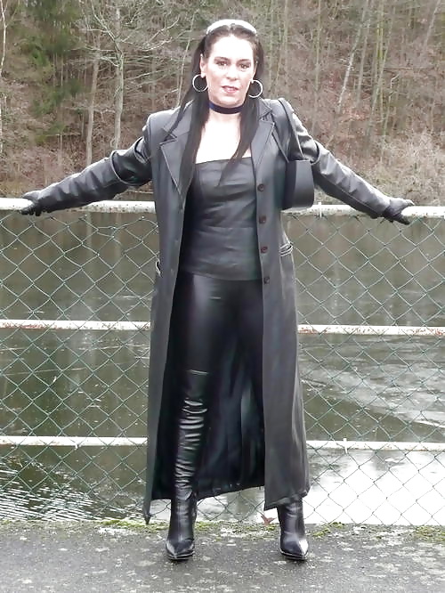 Leather, pvc ladys ,teens want sperm on outfith and boots #26474579