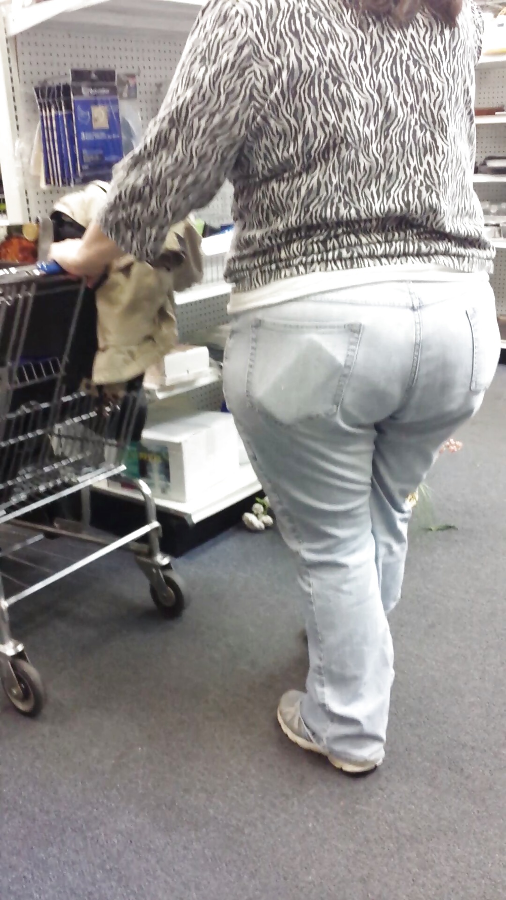 Candid shopping big ass large booty white mature bbw  #38773818