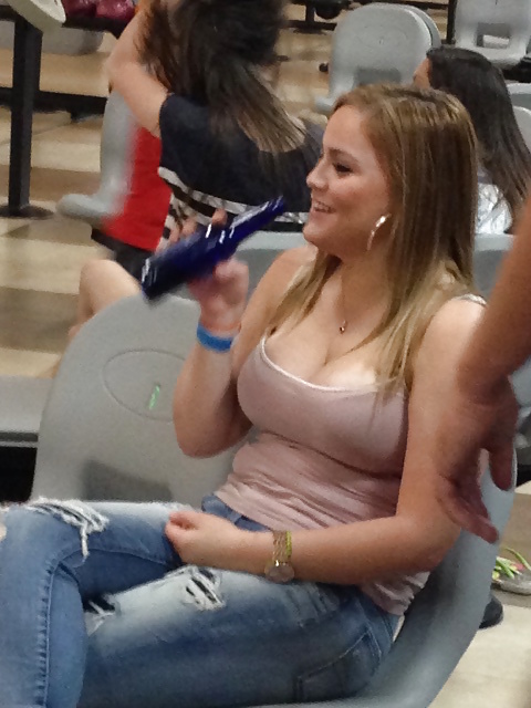 Candid Teen Big Tanktop Cleavage #39925575