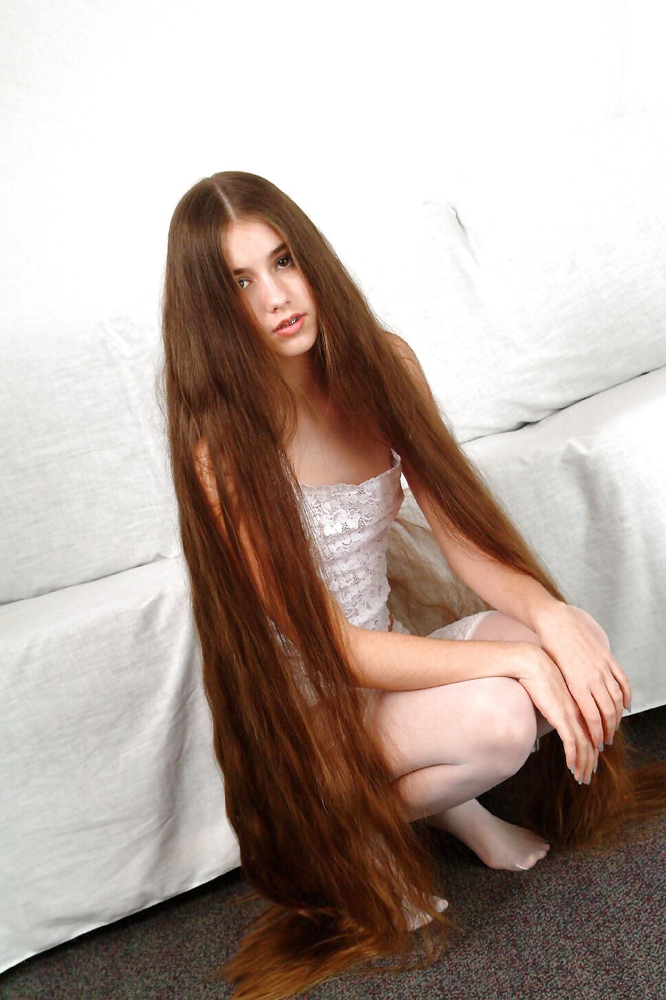 Beautiful Teen With Insanely Long Hair - 04 #34352120