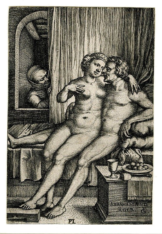 Kunst Gezeichnet Eroport 92,2 - Erotische Radierungen Des 17. Jahrhunderts #23150885