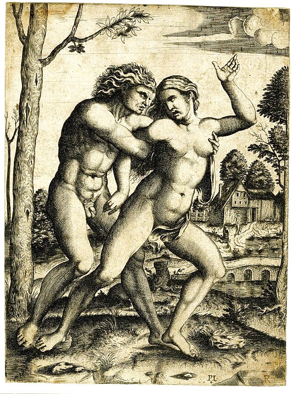 Kunst Gezeichnet Eroport 92,2 - Erotische Radierungen Des 17. Jahrhunderts #23150910