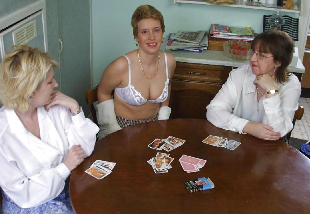 Village ladies - Let's play strip poker. #35917463