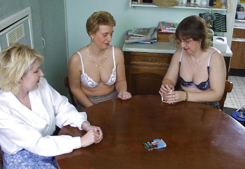 Village ladies - Let's play strip poker. #35917492