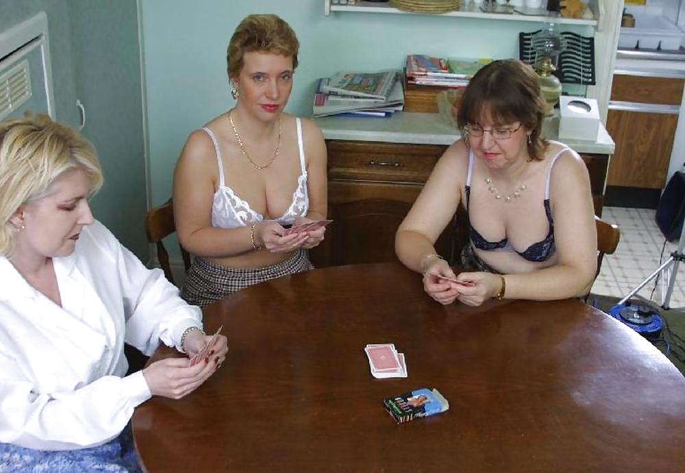 Village ladies - Let's play strip poker. #35917497