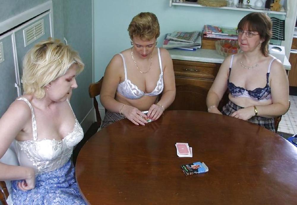 Village ladies - Let's play strip poker. #35917516