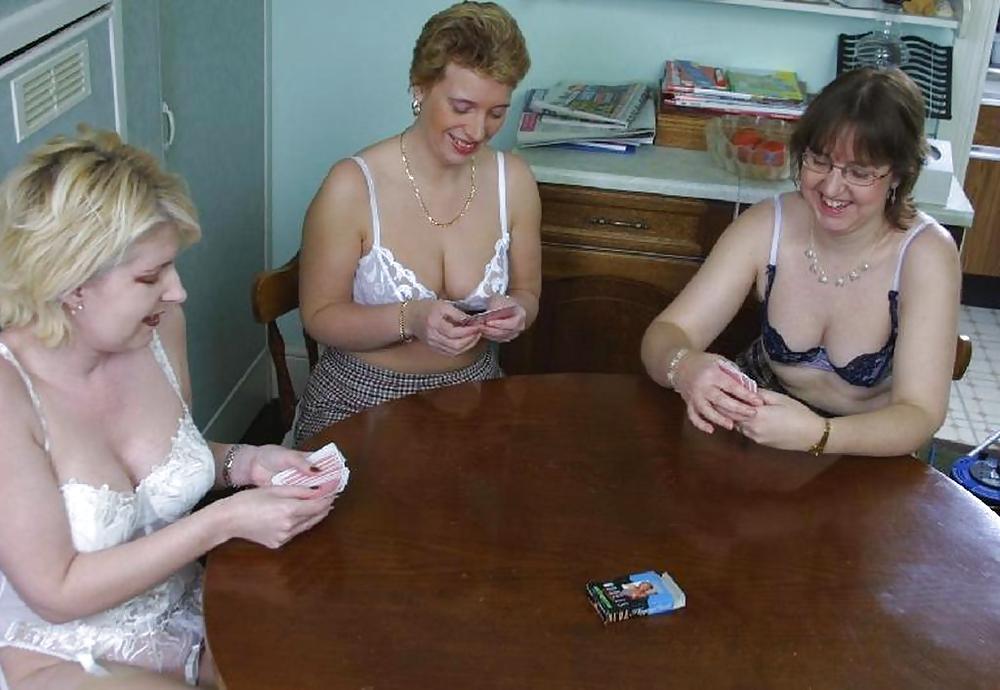 Village ladies - Let's play strip poker. #35917545