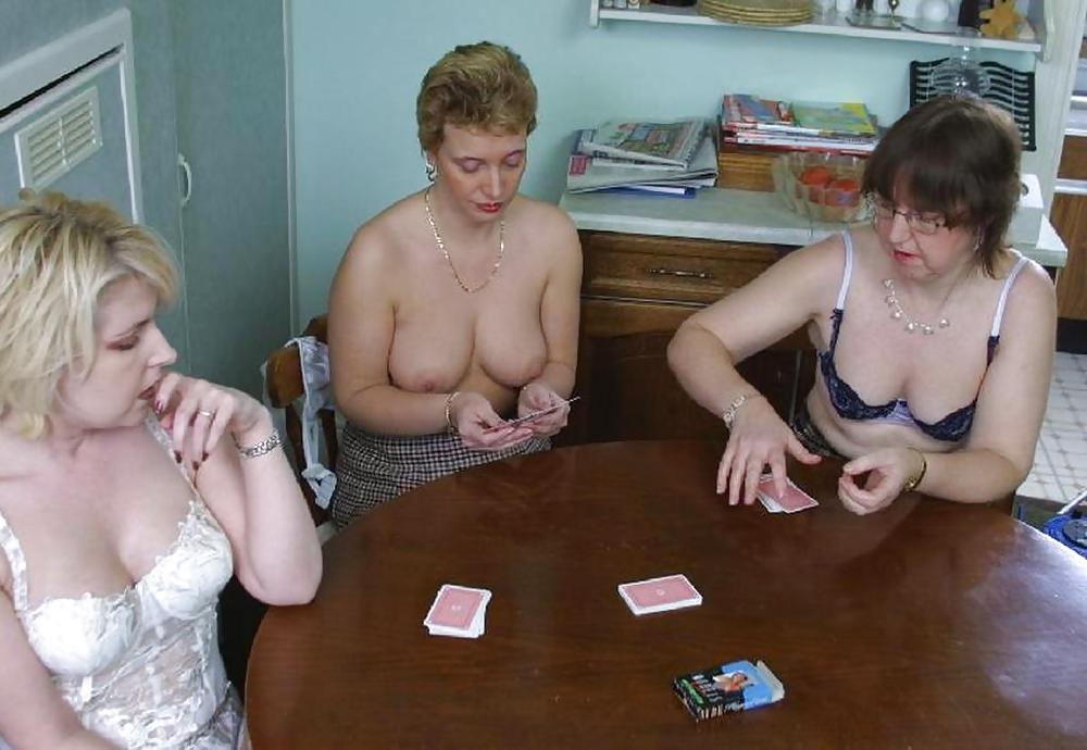 Village ladies - Let's play strip poker. #35917565
