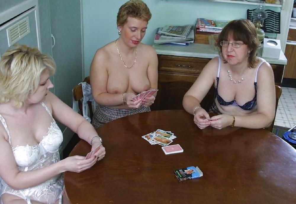 Village ladies - Let's play strip poker. #35917573