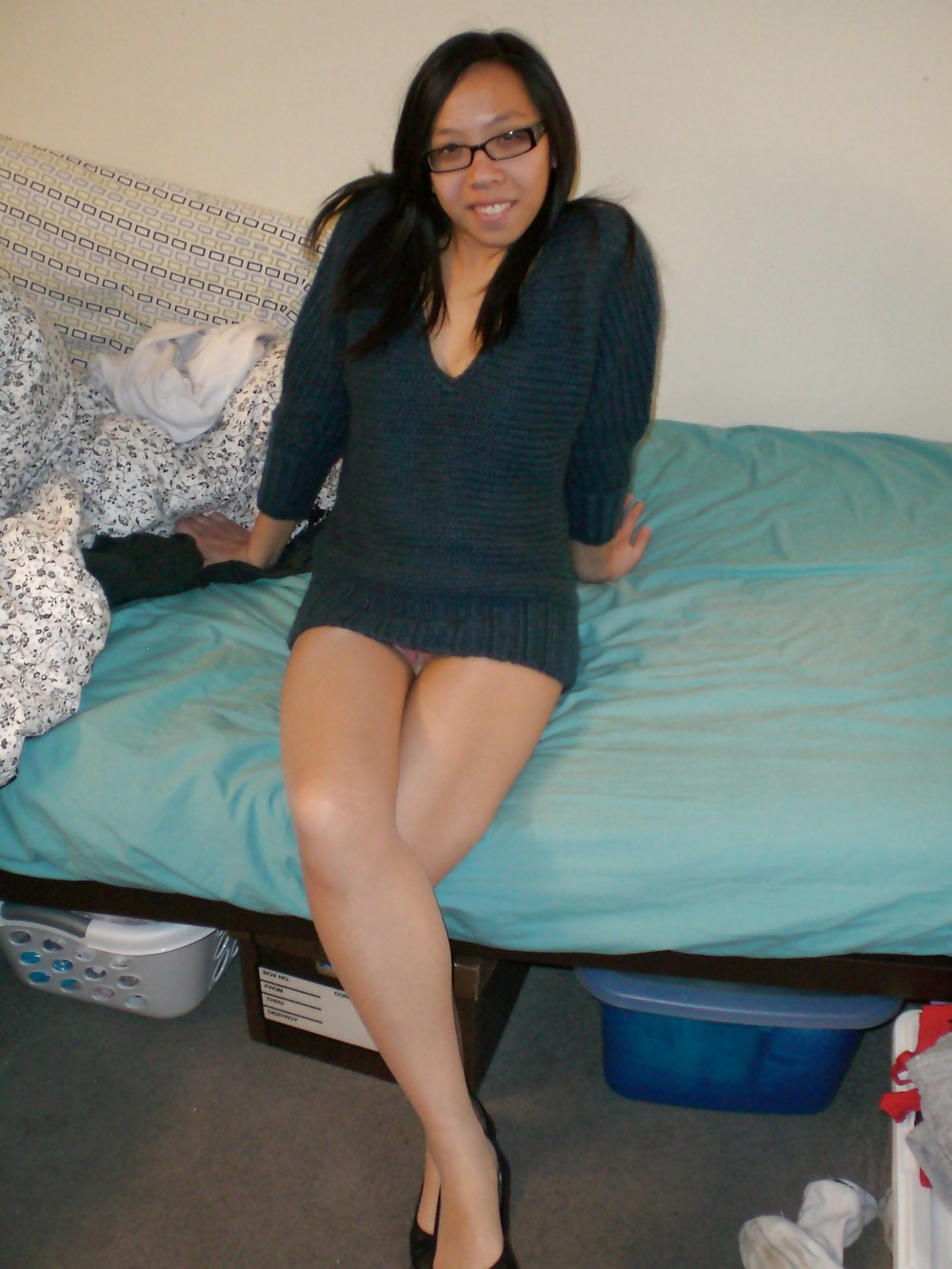 Asian ex girlfriend in pantyhose #23137790