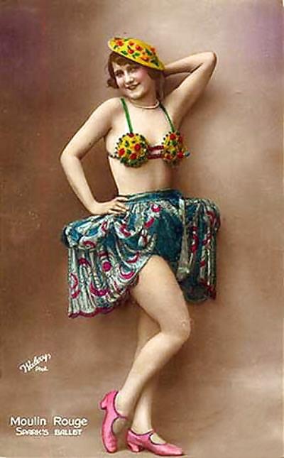 Vintage Erotische Fotokunst 21 - Kabarett Mädchen #23247492